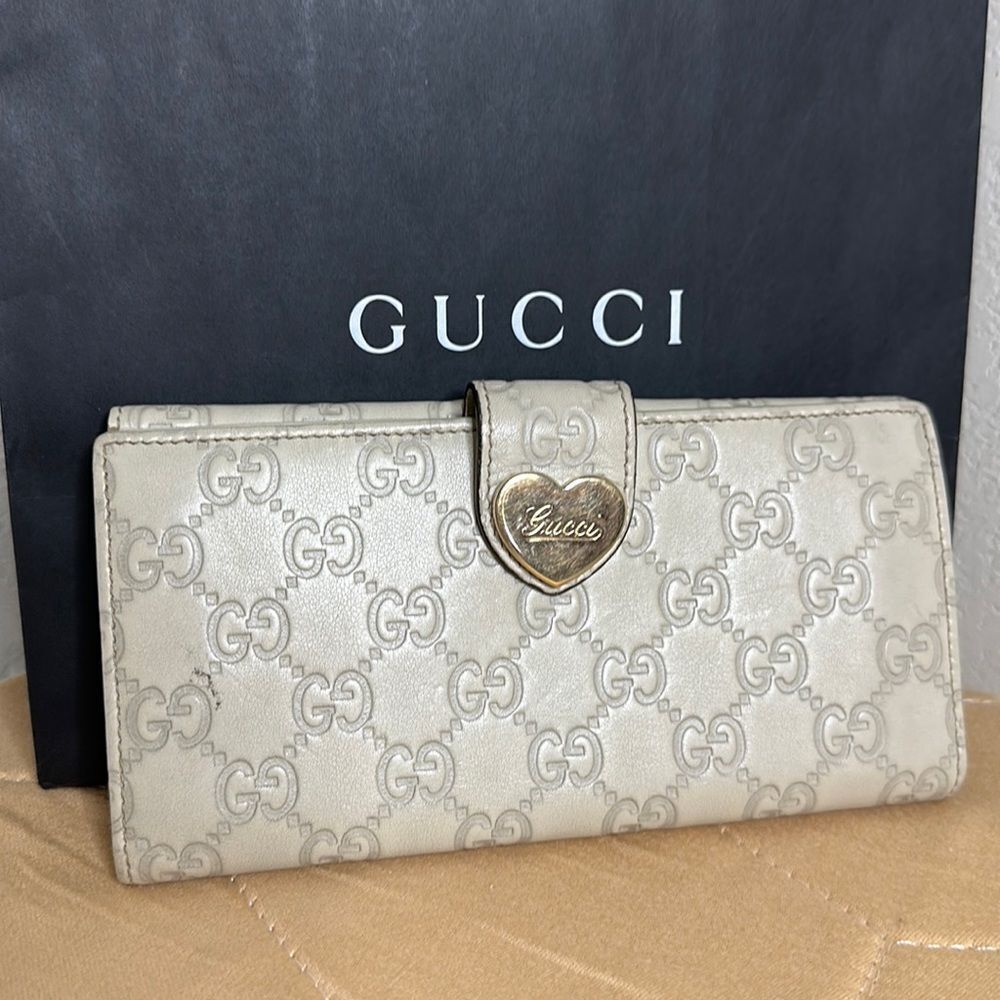 💯Authentic Guccissima Long Wallet🍀